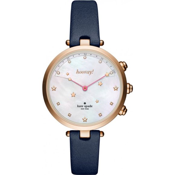 NWT KATE SPADE Holland Navy Hybrid Watch KST23202 main image 9